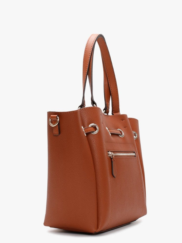 Digital Tan Bucket Bag