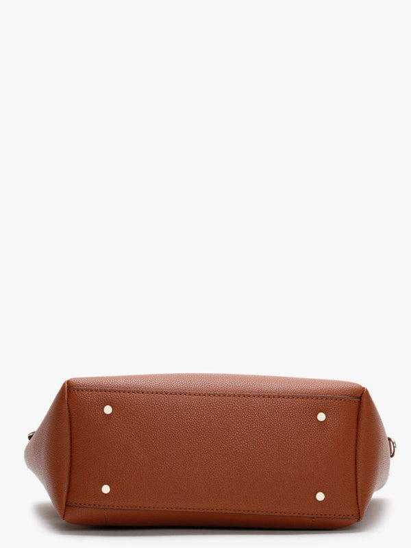 Digital Tan Bucket Bag