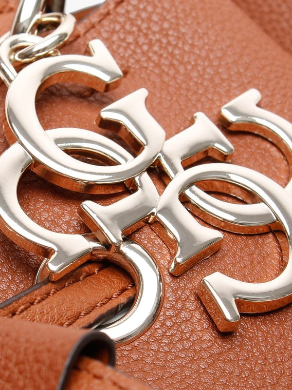 Digital Tan Bucket Bag
