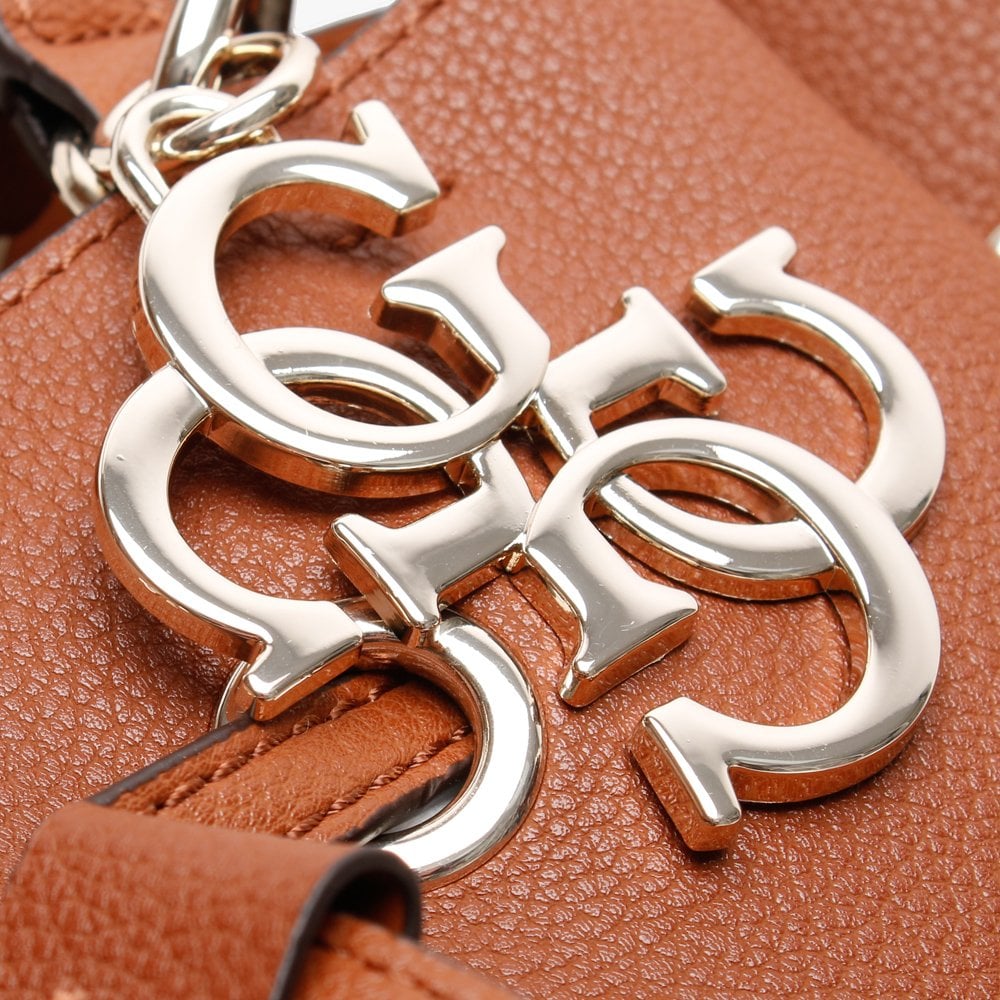 Digital Tan Bucket Bag