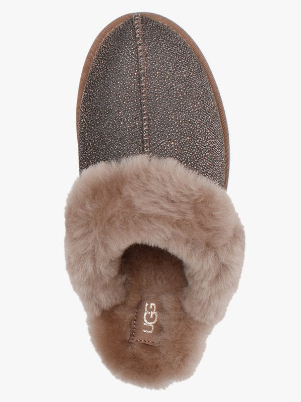 Women's Scuffette II Caviar Caribou Shearling Slippers