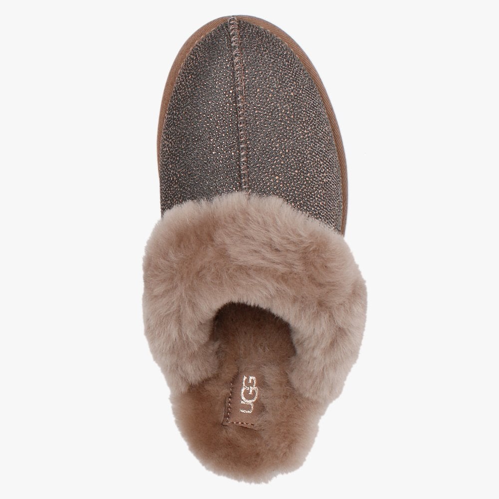 Women's Scuffette II Caviar Caribou Shearling Slippers
