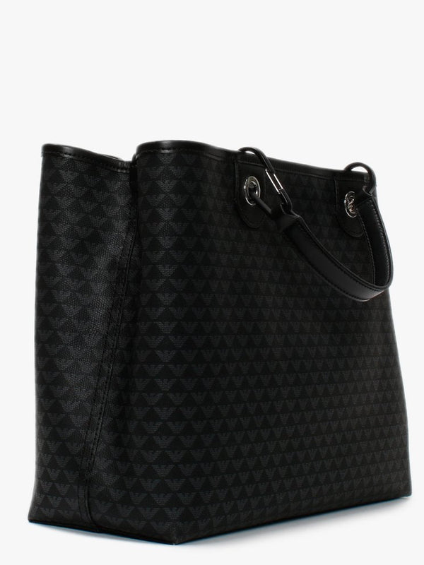 Large Black Repeat Logo Grab Bag