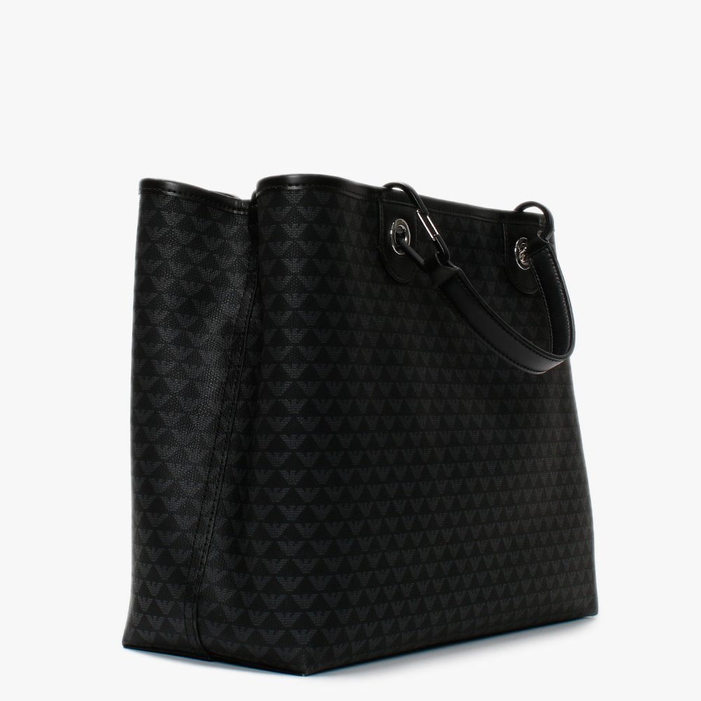 Large Black Repeat Logo Grab Bag