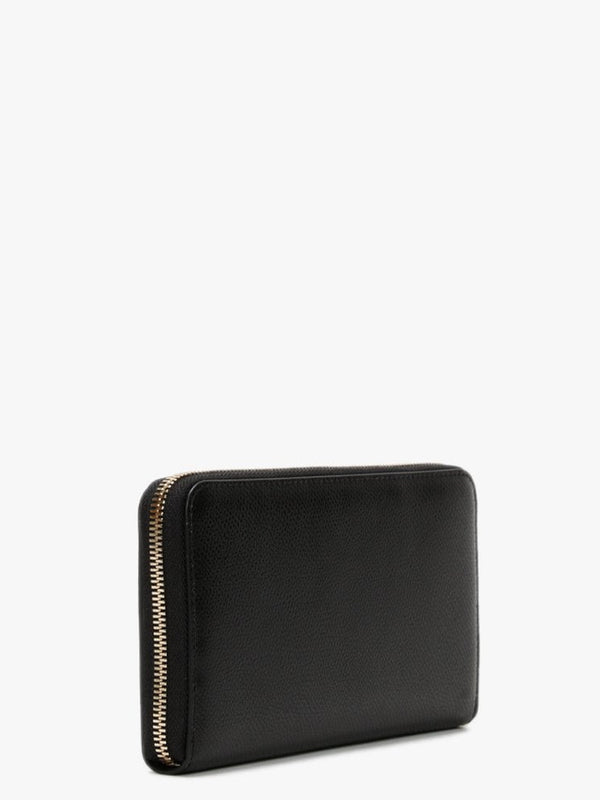 Black Zip Around Wallet