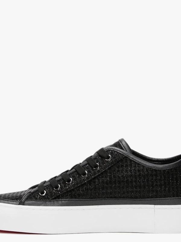 Black Glitter Trainers
