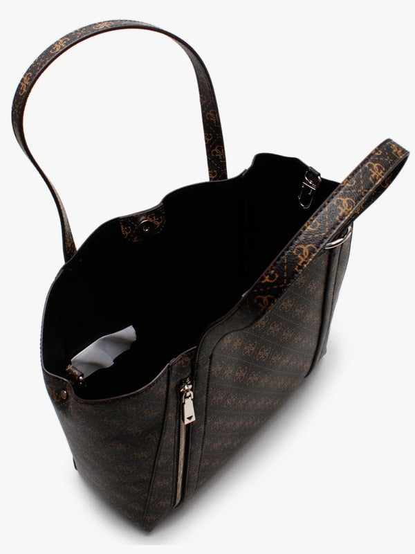 Naya Trap Brown Logo Tote Bag