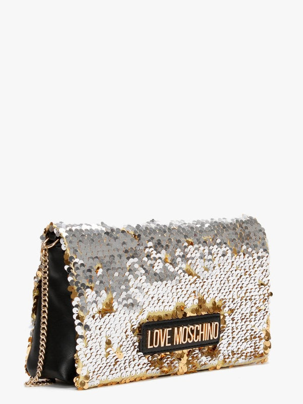 Sequined Gold Shoulder Bag