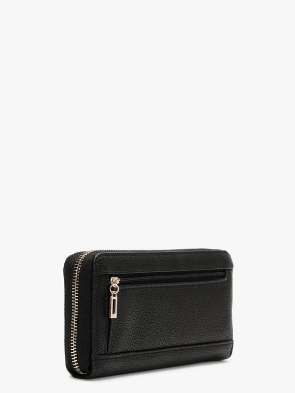 Vikky Black Zip Around Wallet
