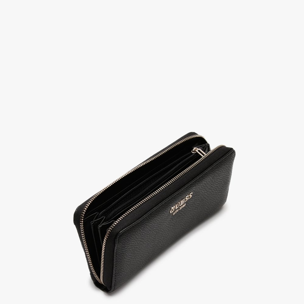 Vikky Black Zip Around Wallet