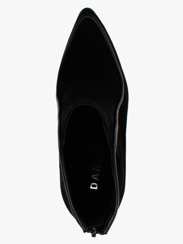 Votion Black Suede Ankle Boots