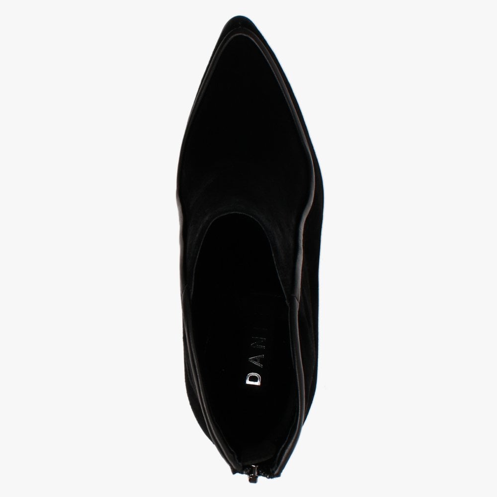 Votion Black Suede Ankle Boots