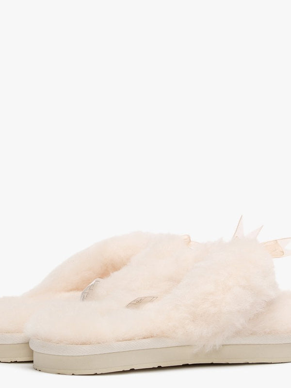 Fluff II Natural Flip Flop Slippers