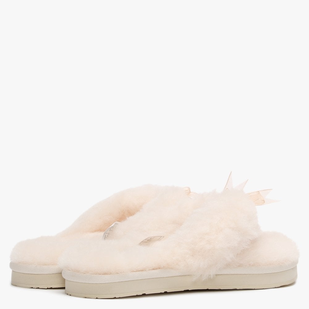 Fluff II Natural Flip Flop Slippers