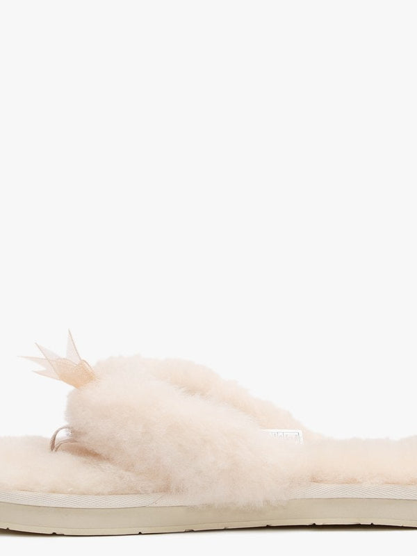 Fluff II Natural Flip Flop Slippers