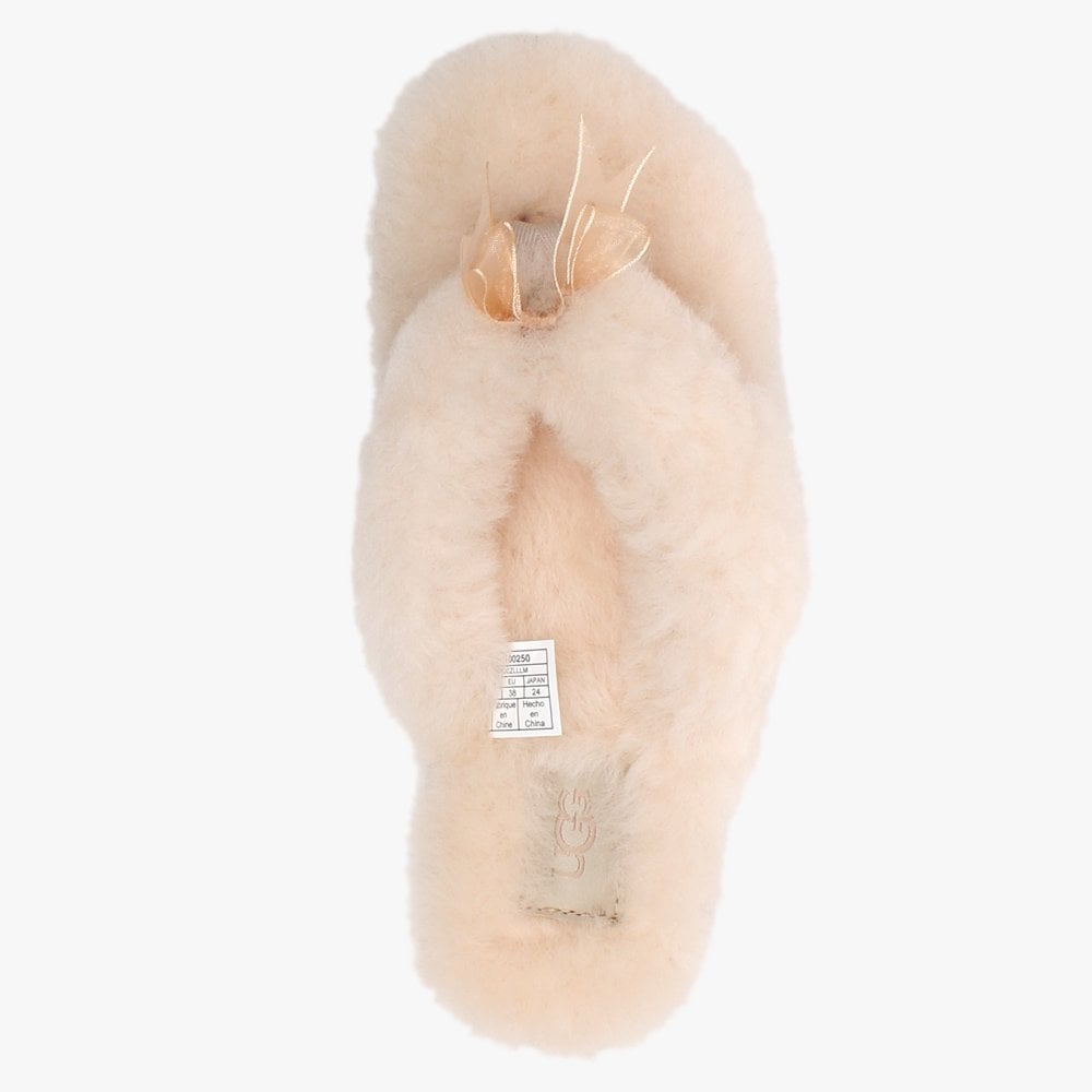 Fluff II Natural Flip Flop Slippers