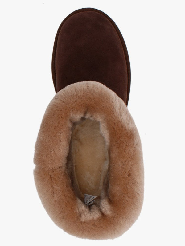 Fluff Mini Belted Burnt Cedar & Amphora Twinface Boots