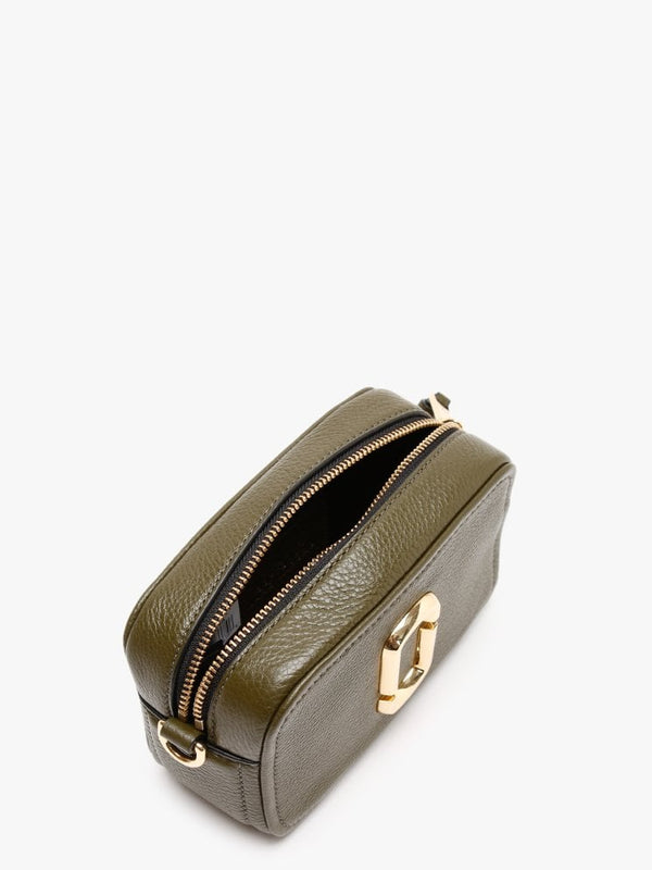 The Softshot 17 Balsam Fir Leather Cross-Body Bag