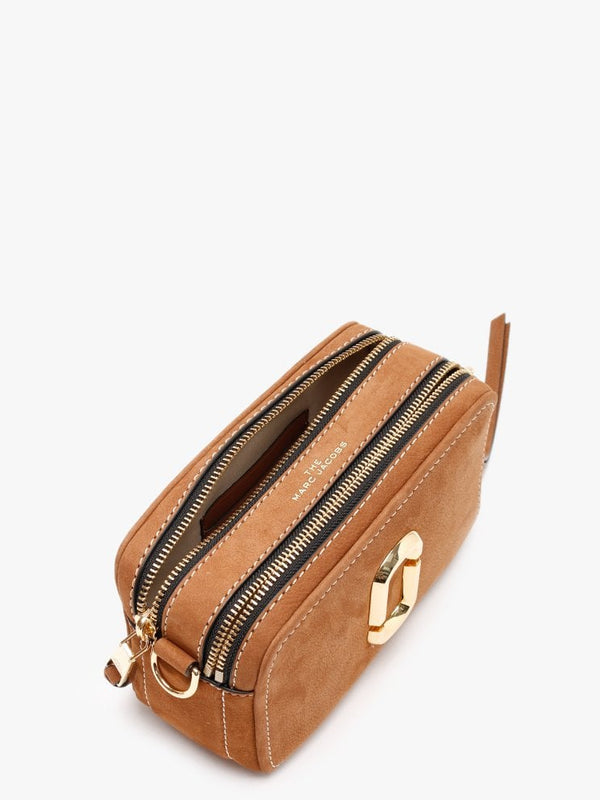 The Softshot 21 Brown Suede Cross-Body Bag