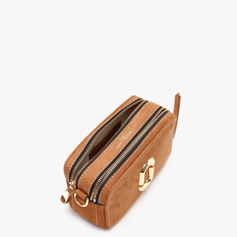 The Softshot 21 Brown Suede Cross-Body Bag