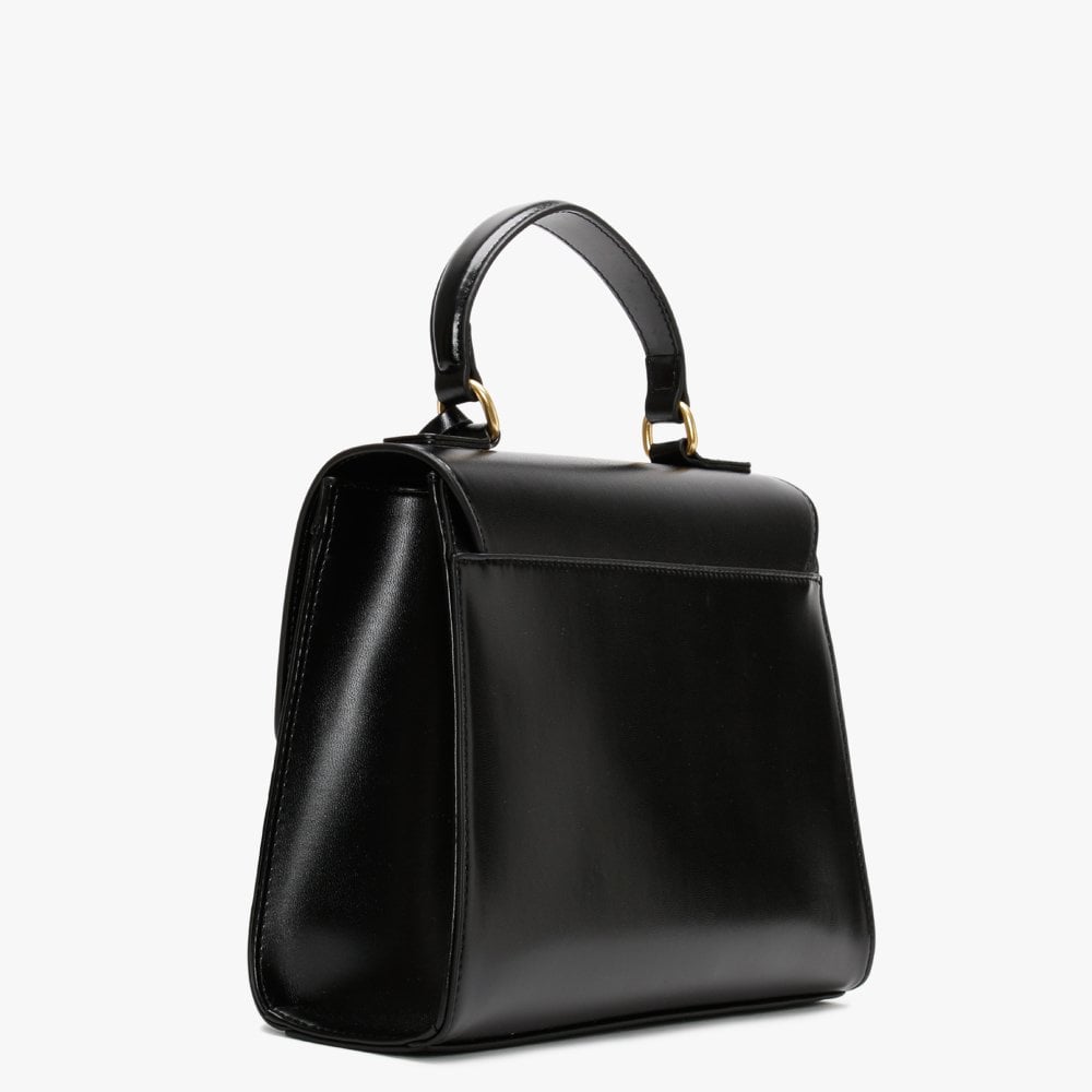 Stitch Black Satchel Bag