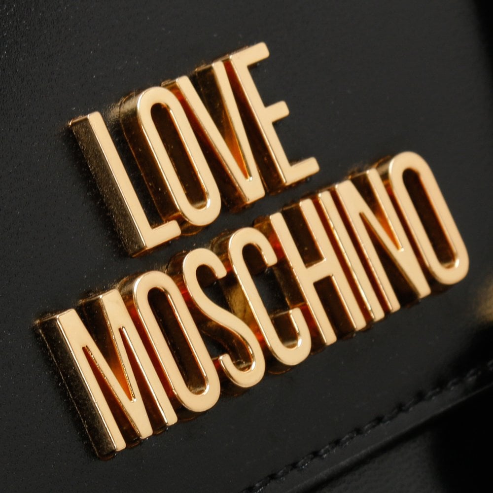 Stitch Black Satchel Bag