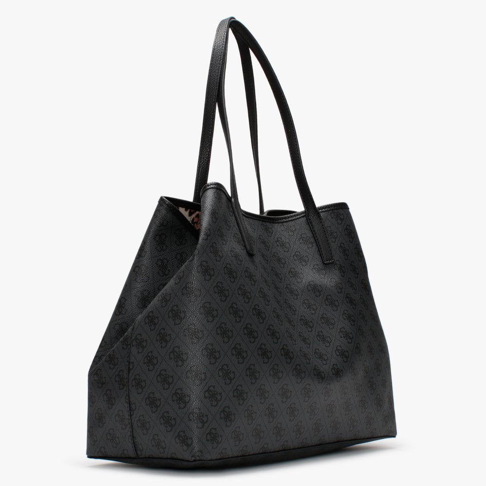 Large Vikky Grey Logo Tote Bag