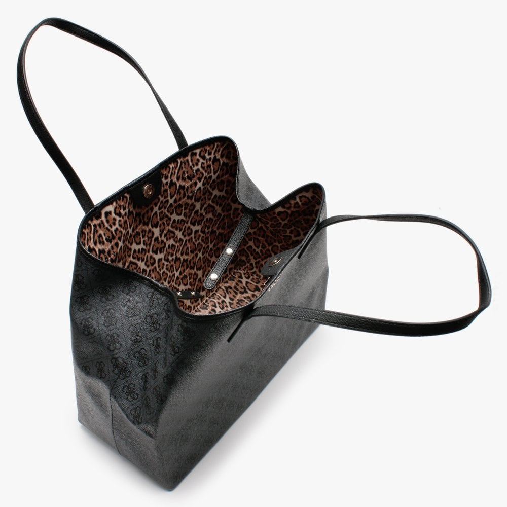 Large Vikky Grey Logo Tote Bag