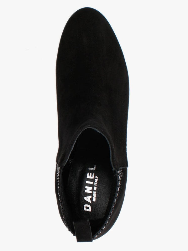 Emalfi Black Suede Chelsea Boots
