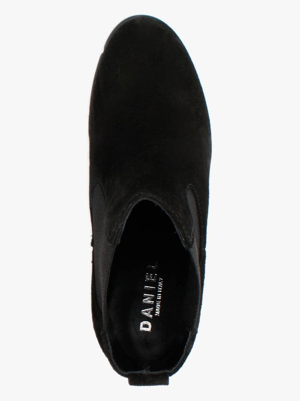 Espor Black Suede Chelsea Boots