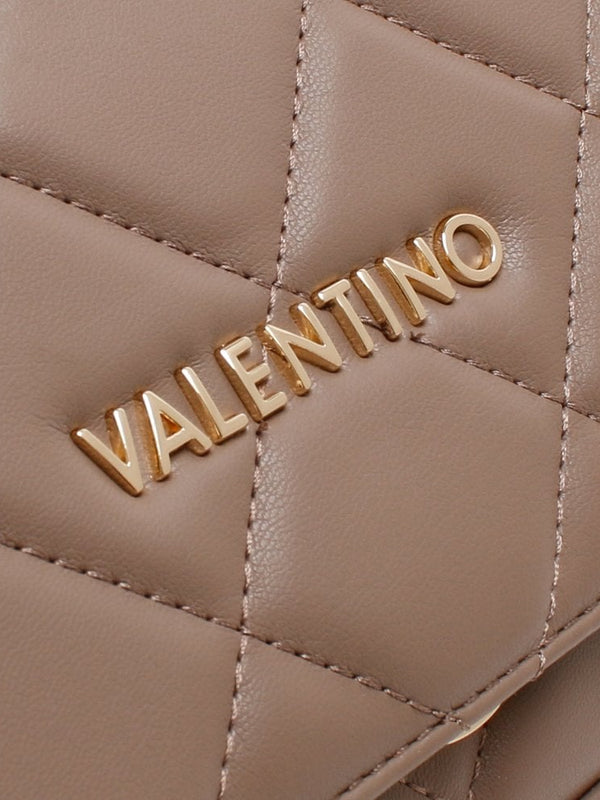 Ocarina Taupe Quilted Satchel Bag