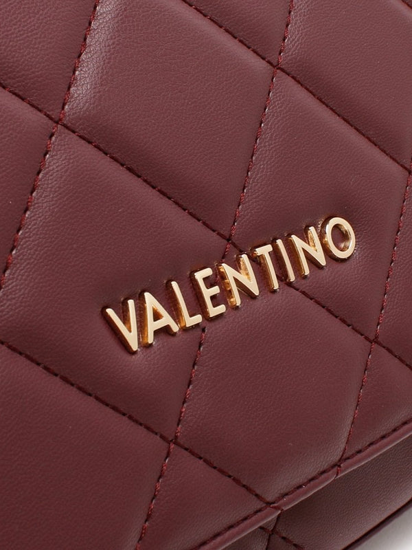Ocarina Burgundy Quilted Satchel Bag