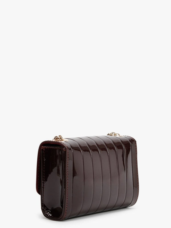 Bongo Twiss Burgundy Patent Pochette Bag