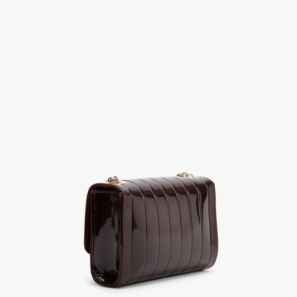 Bongo Twiss Burgundy Patent Pochette Bag