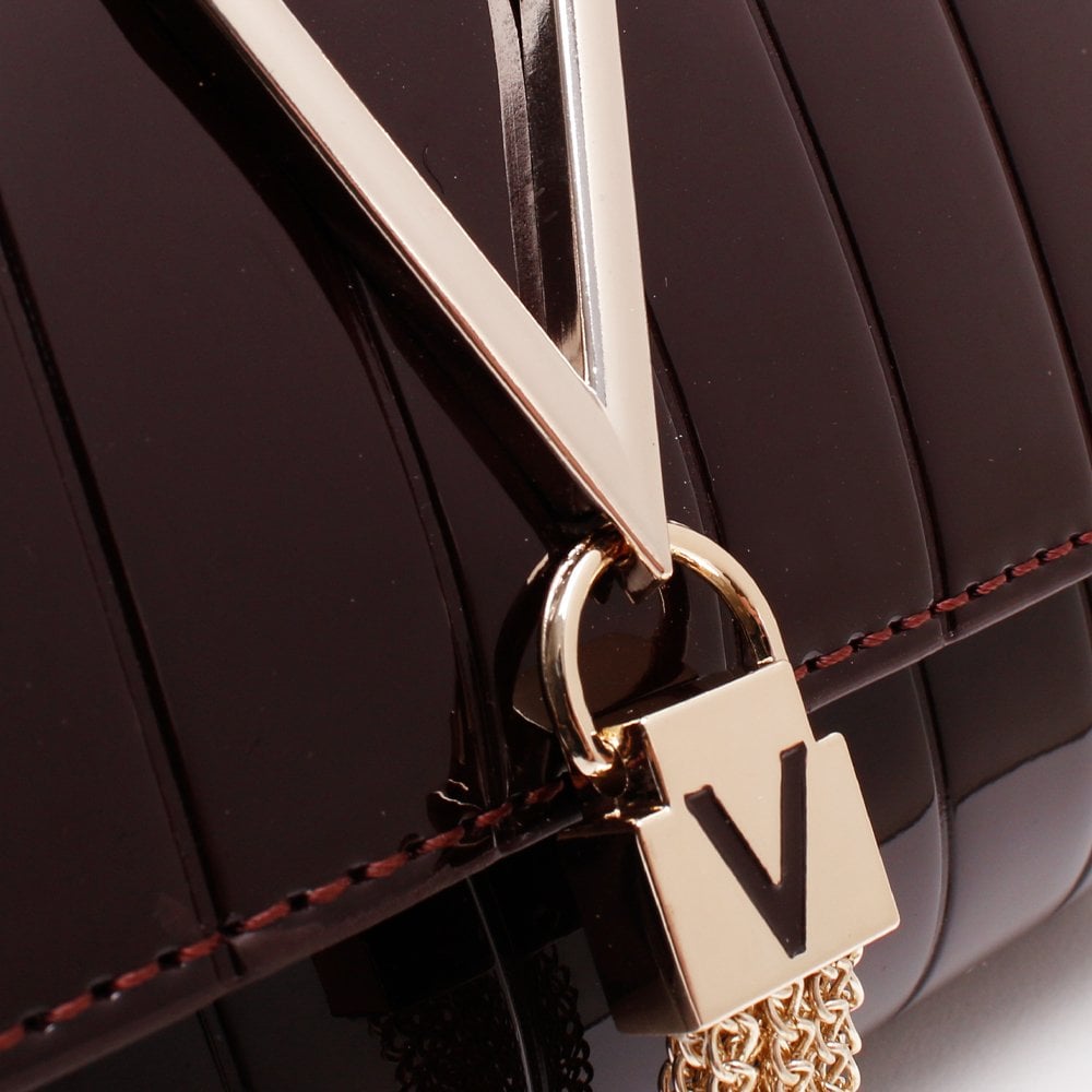 Bongo Twiss Burgundy Patent Pochette Bag