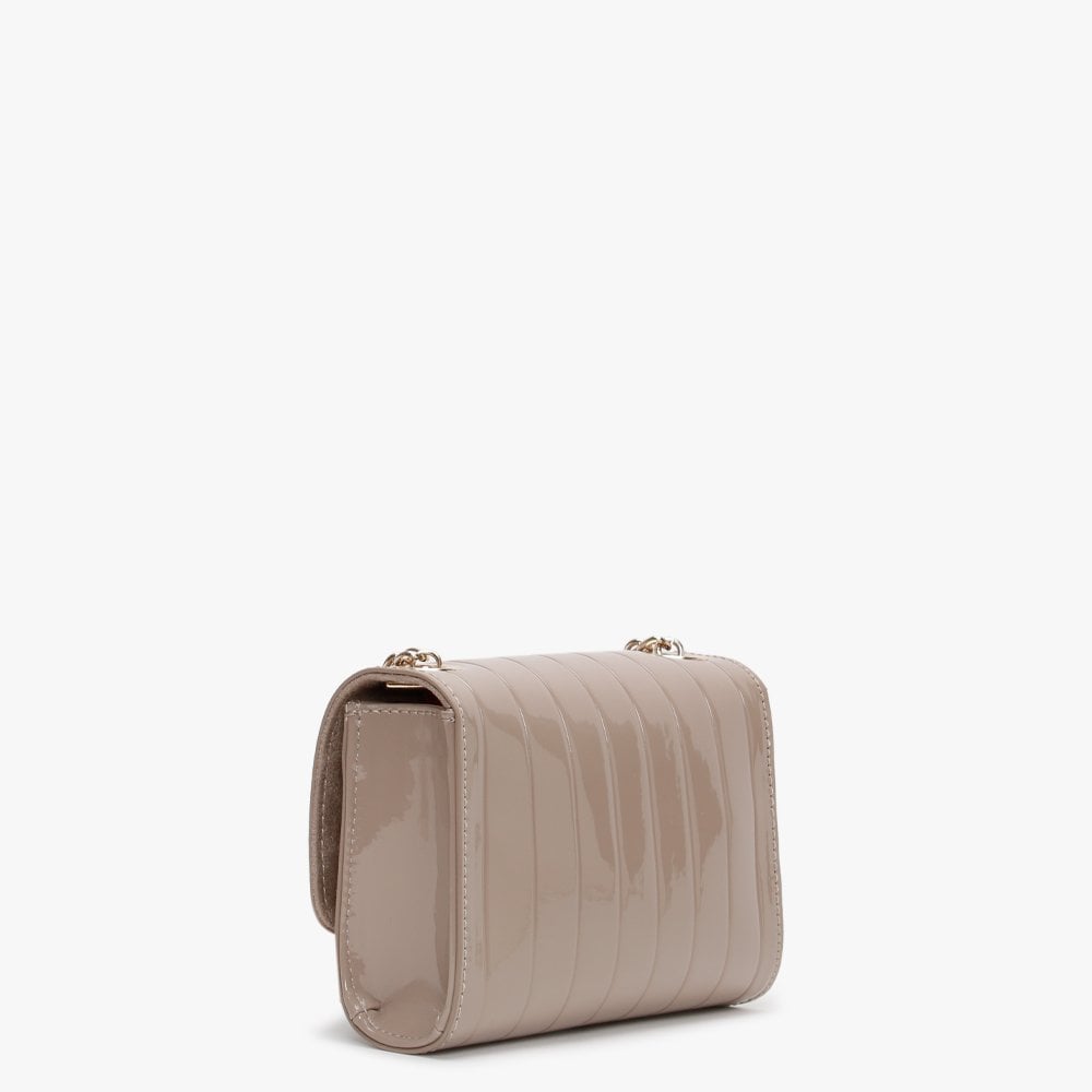 Bongo Twiss Taupe Patent Pochette Bag