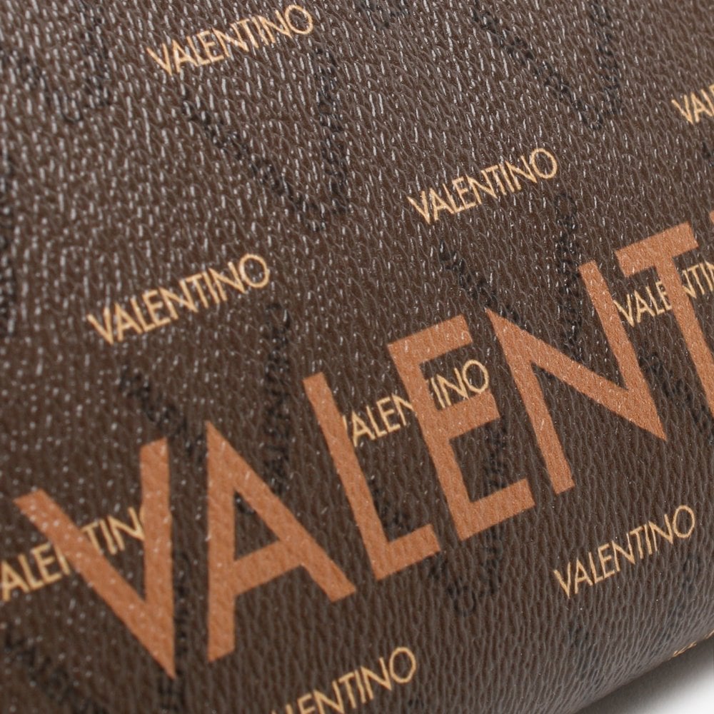 Liuto Repeat Logo Cuoio Zip Around Wallet