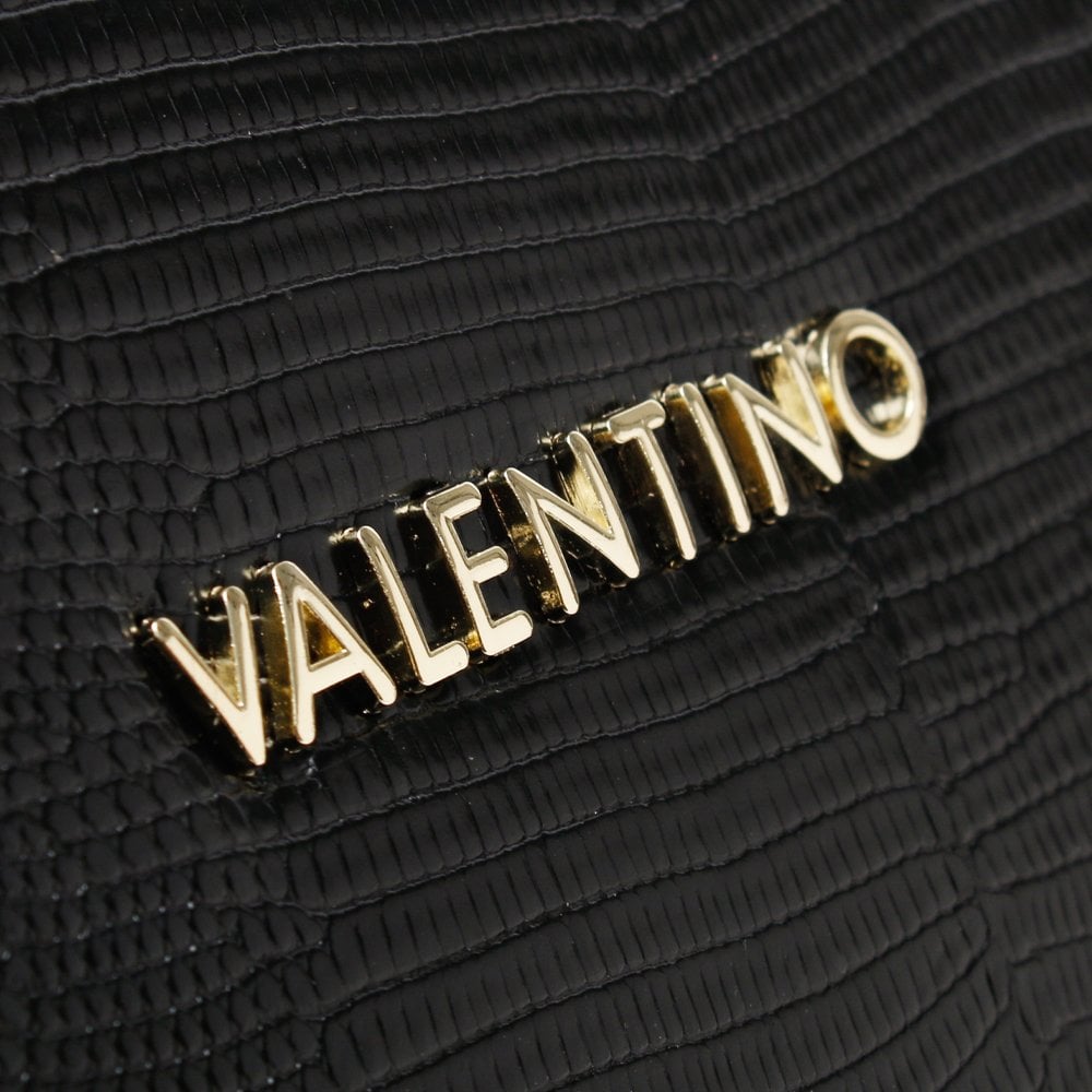Kensington Black Reptile Tote Bag