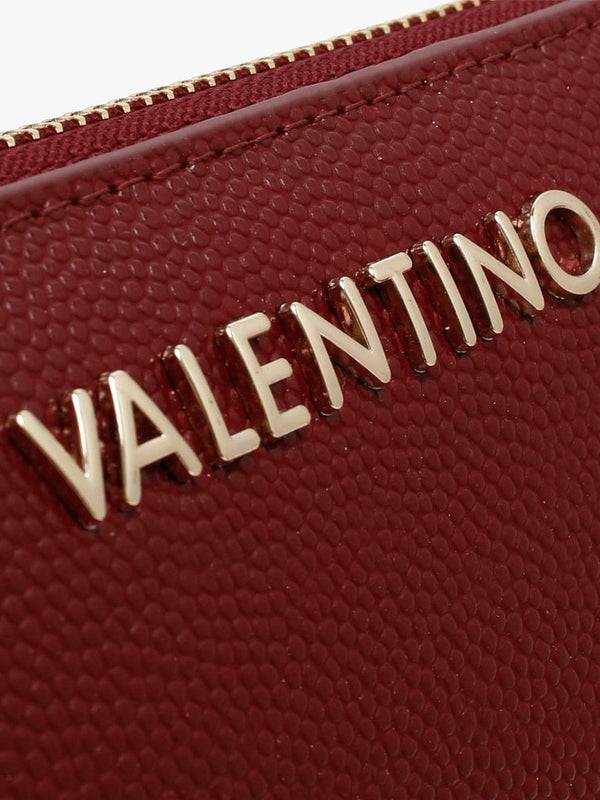 Divina Burgundy Zip Around Wallet