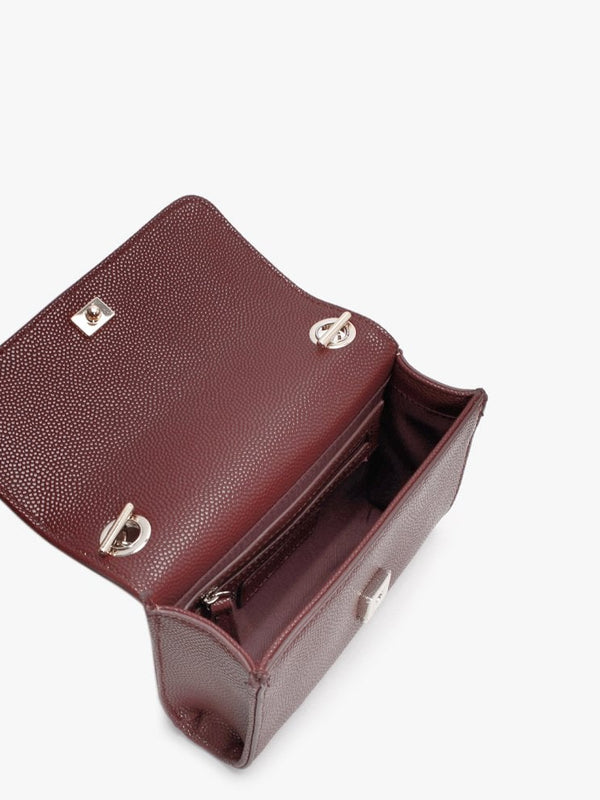 Divina Vino Pebbled Shoulder Bag