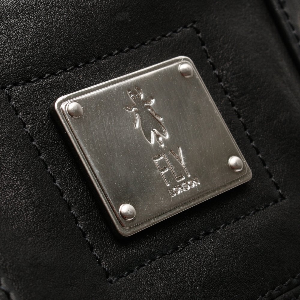 Kolm Black Leather Tote Bag
