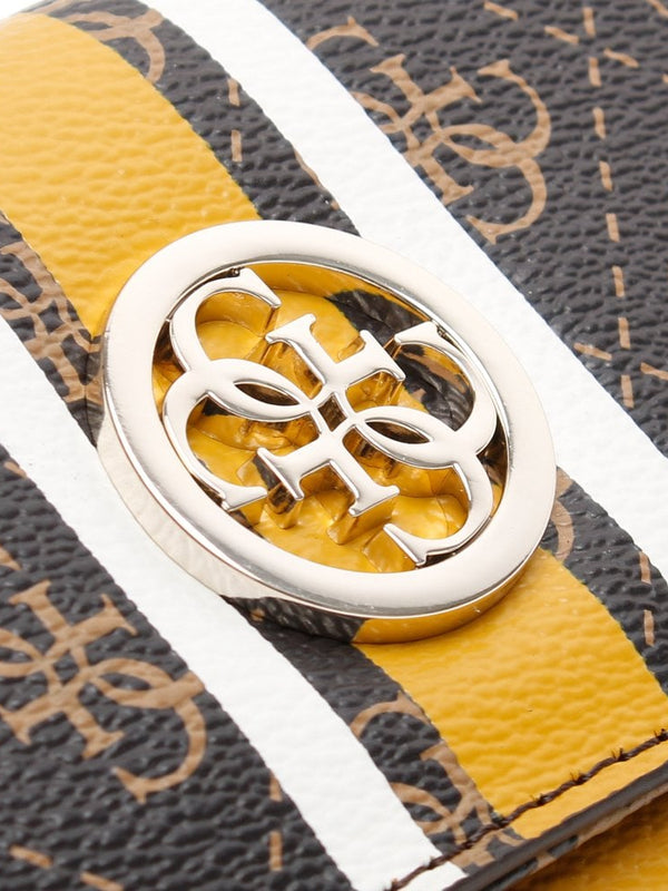 Jensen Brown Logo Organiser Clutch Wallet