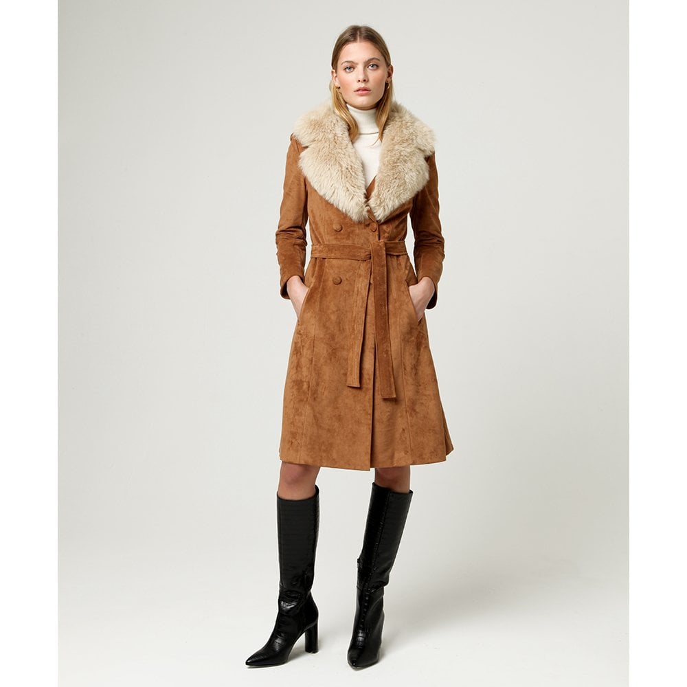 Carrie Tan Toscana Collar Trench Coat