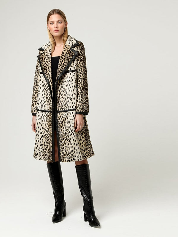 Dottie Leopard Longline Coat