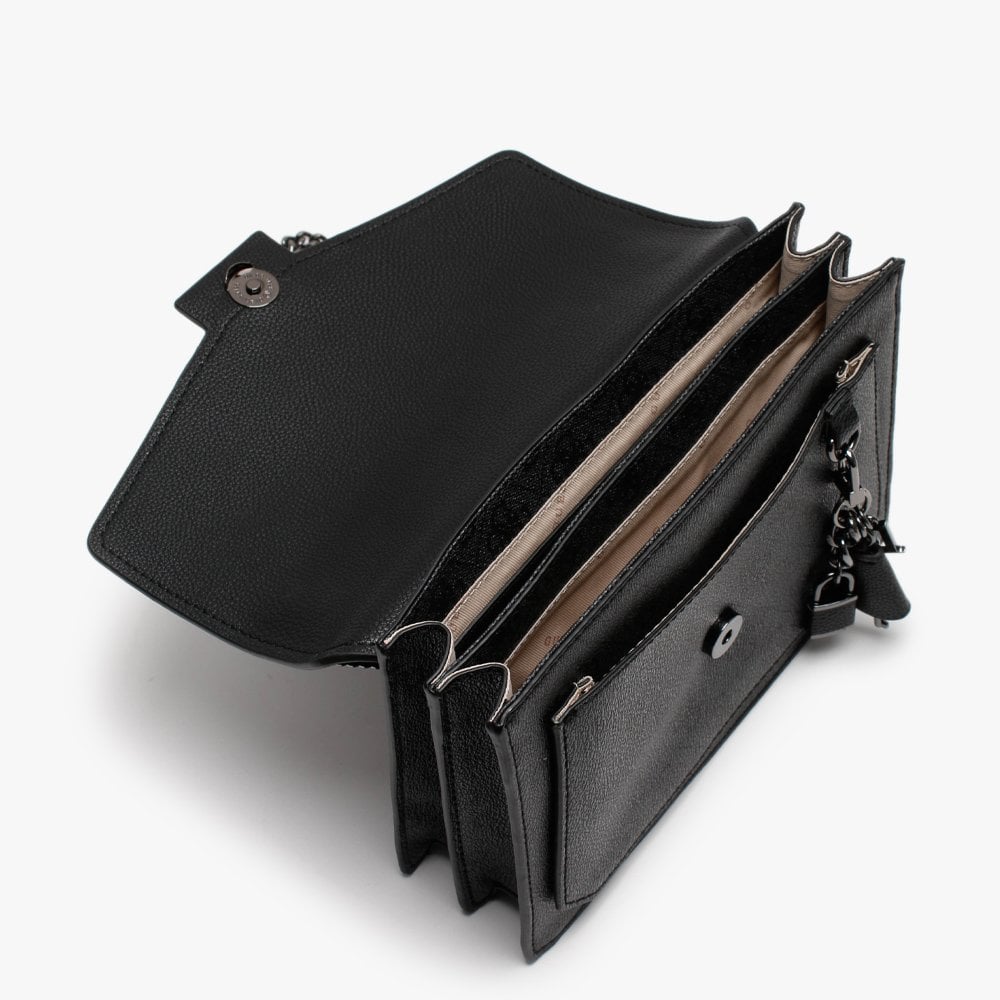 Valy Convertible Logo Coal Cross-Body Bag