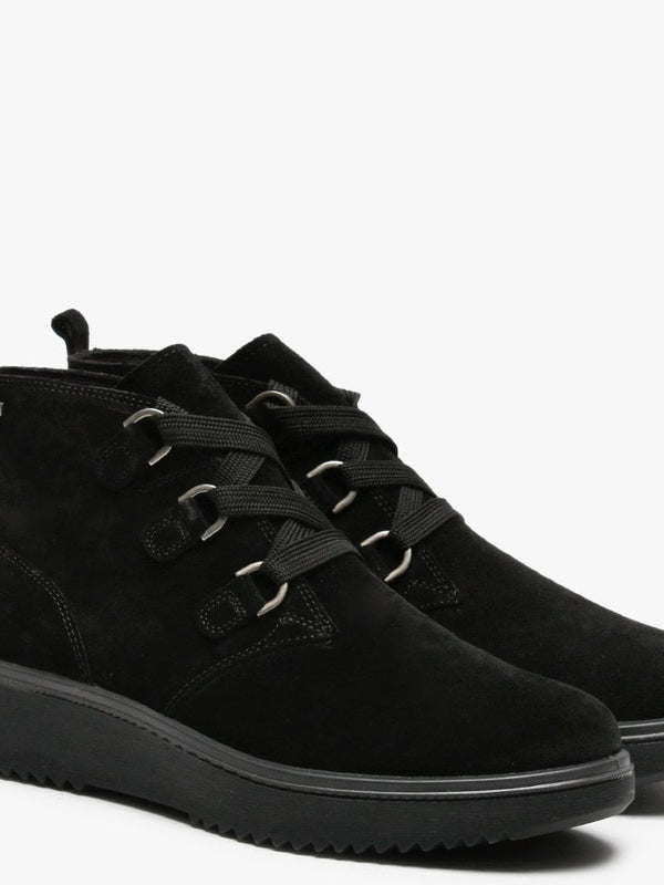 Camino 28 Black Suede Ankle Boots