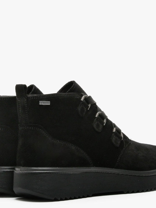 Camino 28 Black Suede Ankle Boots