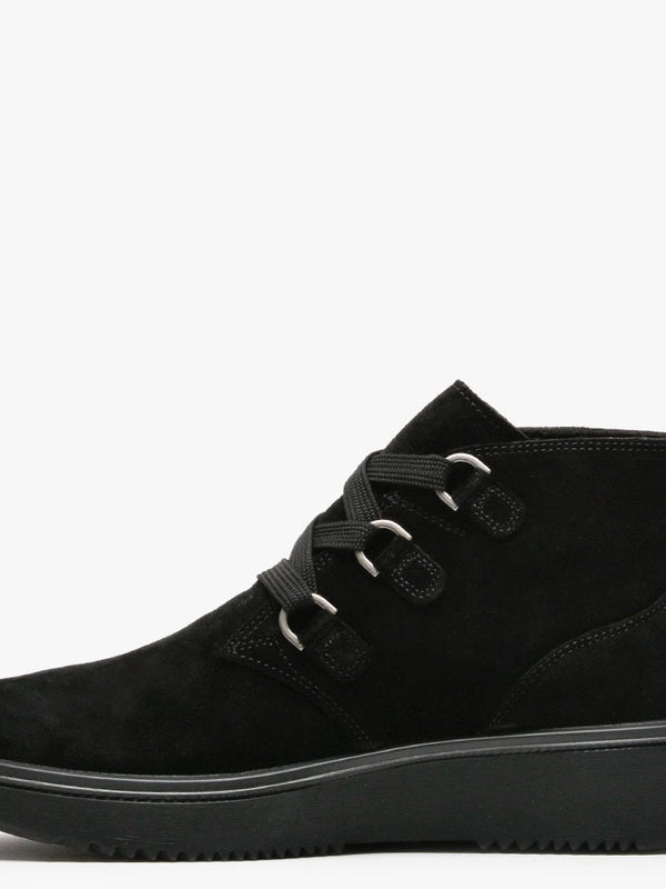 Camino 28 Black Suede Ankle Boots