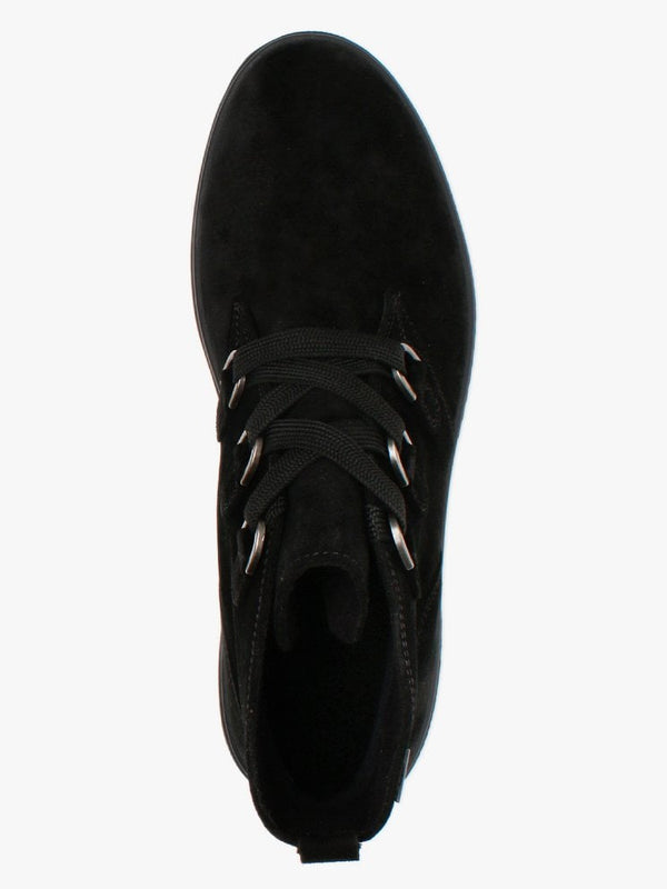 Camino 28 Black Suede Ankle Boots