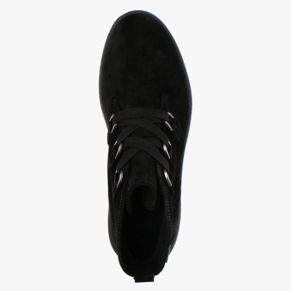Camino 28 Black Suede Ankle Boots